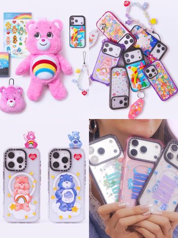 CASETiFY太會聯名！首度推出Care Bears彩虹熊系列！竟還推出吊飾盲盒！？