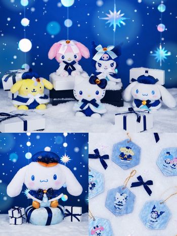 日本開賣聖誕限定三麗鷗快樂賞！超奢華「雪花披風大耳狗玩偶、小公主Hello Kitty絨毛吊飾」全都想要！