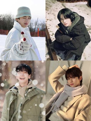 盤點6位KPOP男偶像絕美冬日照特輯！V、杋圭氛圍感全開，明宰鉉化身雪地大狗狗心動指數破表！