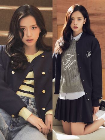 誰看了都愛上她！Jisoo冬天約會這樣穿！假日學院風根本TOMMY穿搭之神！