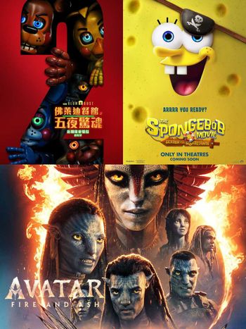 2025年12月上映電影片單推薦！《海綿寶寶電影版》聖誕節上映，《阿凡達3》《佛萊迪餐館2》續集回歸！