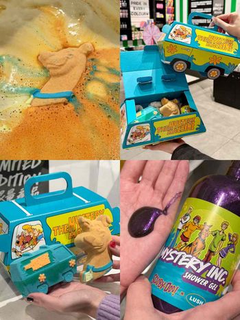 一起探險吧！LUSH聯手懷舊動畫《狗狗史酷比》打造全新焦糖甜香＋肉桂美食調香氣，限量汽泡彈、身體噴霧必收藏！