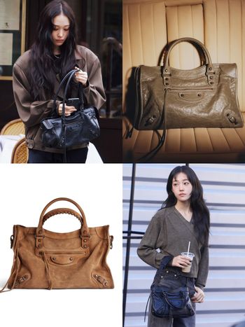 2026精品包買它！Balenciaga巴黎世家機車包回來了！盧允瑞、Annie私下這樣揹太好看！