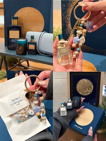 2025聖誕年末送禮提案！Atelier Cologne藝術金箔香氛禮盒＋DIY香水吊飾一次收藏！
