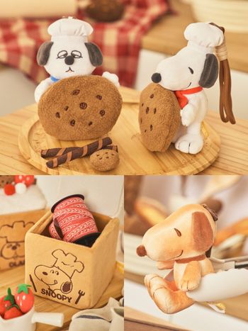 7-11開賣超可愛「奶油烘焙坊」系列史努比周邊！萌炸「麵包史努比玩偶、甜點師歐拉夫吊飾」全都想買！