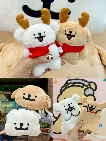 7-11開賣線條小狗周邊小物！超可愛「聖誕麋鹿小白吊飾、超巨大小黃金抱枕」萌到想全部帶回家！