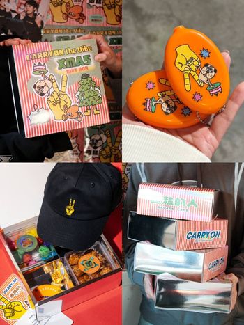 聖誕交換禮物找到了！CARRYON「造糕的人」聯名禮盒！珍珠糖泡芙、超Ｑ零錢包收到會超開心！