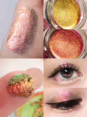 日妞狂收藏聖誕眼影！MAKE UP FOR EVER「彩虹星光多用膏」多角度變化絕美偏光，靠這顆打造年末最美眼妝！