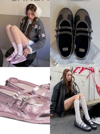 韓女改搶這雙鬼塚虎！瑪莉珍球鞋新色「公主粉、銀河黑」高級感拉滿！這次沒理由不買了！