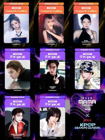 2025 MAMA特別舞台搶先曝光！BABYMONSTER化身《獵魔女團》、人氣新生代男團聯手組Saja Boys！