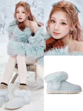 哪來的雪國精靈！宋雨琦再發AI奇蹟美照「UGG雪地穿搭」根本漫畫走出來的！腳上雪靴是這雙！