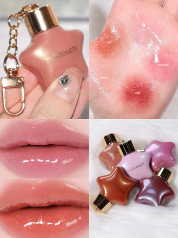 聖誕樹裝飾變成彩妝！milktouch「星星偏光唇蜜」星空碎鑽珠光＋韓系氛圍色選，榮登年度必收藏最夢幻限量唇彩！