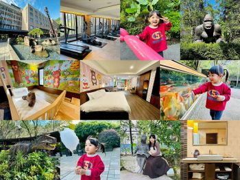 🌳✨ 森林裡的溫泉假期，親子＋寵物一次滿足！