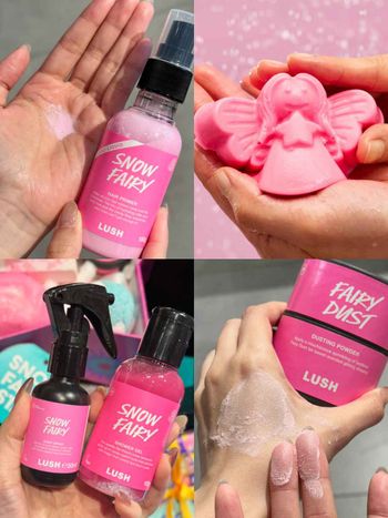 這就是聖誕節的味道！LUSH「雪天使系列」20週年，磨砂潤膚芭、護髮噴霧、香氛蠟燭，換上經典泡泡糖＋棉花糖甜香！