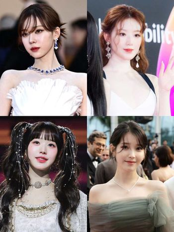 韓網熱議6大KPOP女偶像傳奇紅毯照！IU坎城驚豔全球，Winter、張員瑛同列KPOP最強紅毯女神！