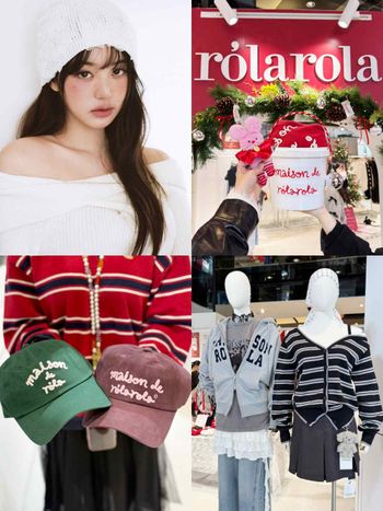 韓妞愛牌rolarola首度登台！員瑛同款「條紋上衣、外套」這裡買！限定帽T、兔子玩偶排隊也要搶！