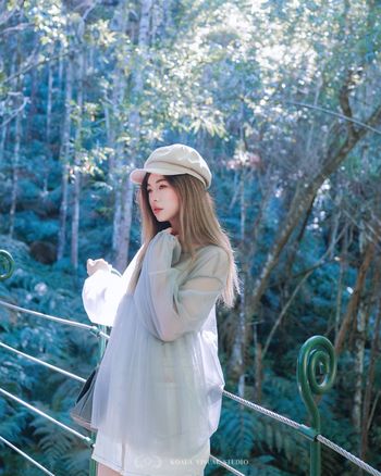 仙境穿搭｜想踏青又能拍仙氣滿滿照片｜南投澀水森林絕美秘境