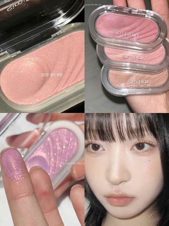 上市秒熱賣缺貨！韓女人手一顆「閃鑽腮紅霜」裸淡米杏灑滿粉色珠光，打亮＋頰彩一顆搞定，人氣化妝師激推、怎麼畫都美成仙！