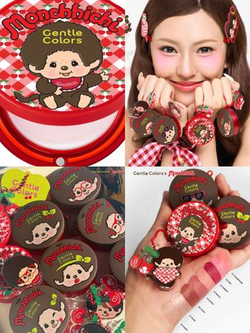 LISA最愛蒙奇奇出彩妝啦！Gentle Colors聯名彩妝系列登場「奶油霧感腮紅＋打亮膏」，萌力爆擊全套都想帶回家！