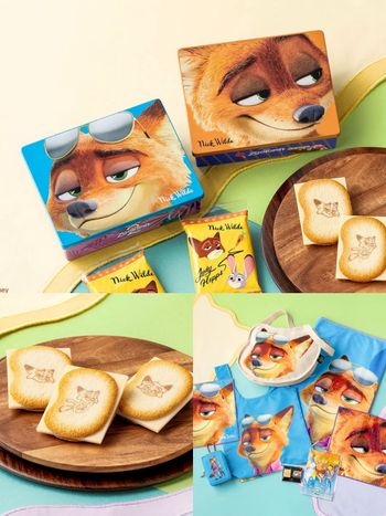 東京芭娜娜跟《動物方城市2》聯名了！尼克鐵盒+巧克力夾心餅乾太欠吃、還有徽章&側背包要買！