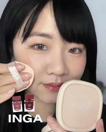 INGA✨水潤光采氣墊/水潤香氛長效唇釉💋