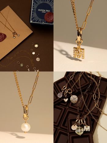 質感女生都買這家輕珠寶！OLIVIA YAO 聖誕系列「Love Letter」客製化字母送禮超適合！
