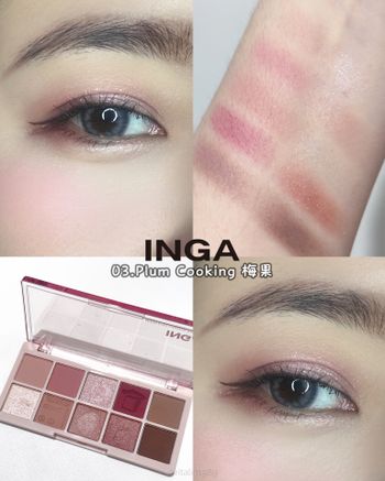 INGA♡可愛烘焙🥯眼影盤/水光潤唇筆、絲絨泡芙唇釉
