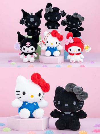 7-11開賣超可愛三麗鷗盲盒吊飾！萌翻天「全黑Hello Kitty、笑臉美樂蒂、庫巴+酷洛米」全都想收藏！