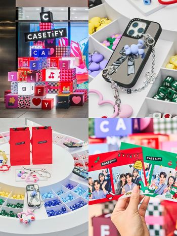 CASETiFY巨型3.2公尺聖誕樹在這！還有全台獨家DIY串珠！聖誕交換禮物超適合！