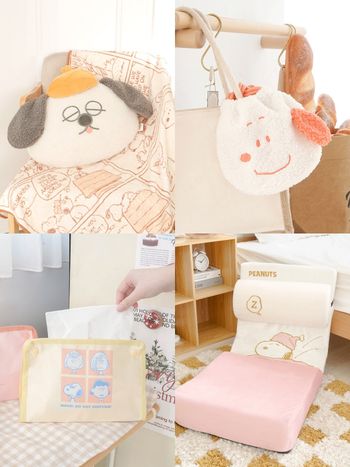 7-11開賣超可愛史努比抽抽樂！「笨笨歐拉夫抱枕毯、粉橘色史努比毛絨束口袋」全都太想要！