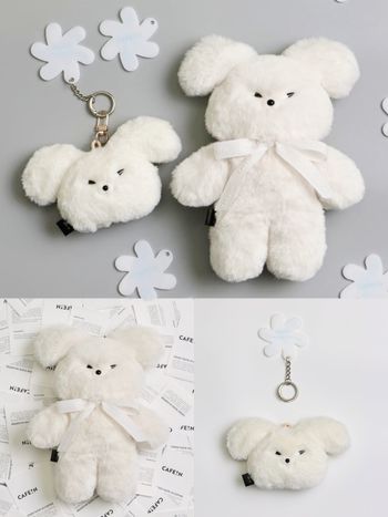 CAFE!N又跟社群爆紅WASABI BEAR聯名啦！聖誕限定「白色芥末熊玩偶、大頭熊吊飾」這天可愛開賣！