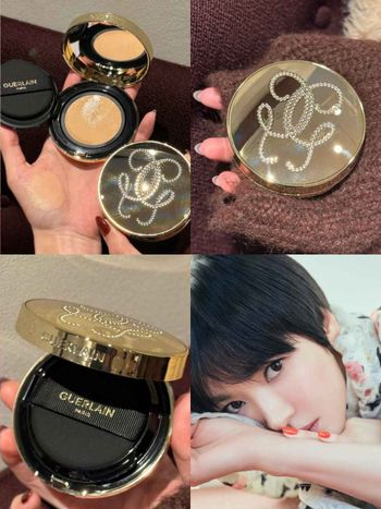 宋慧喬臉上那道奢潤光！嬌蘭「24K純金光透精華氣墊」全新奢養配方、上妝兼保養，一抹絕美輕盈水光、膚質宛如高奢珠寶！