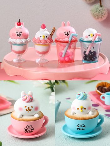 7-11開賣「卡娜赫拉的小動物甜點公仔」！超可愛「拿鐵咖啡奶泡兔兔、珍奶P助」連日妞都想買！