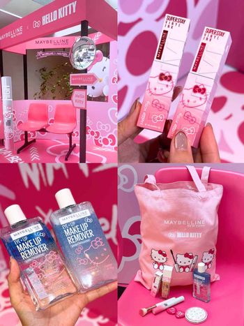 HELLO KITTY粉絲瘋掉！媚比琳聯手無嘴貓期間限定打卡點、限量聯名新品一次看！周邊贈品、打卡禮超可愛！