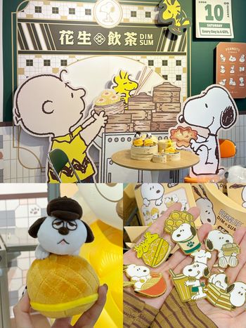 史努比花生飲茶快閃店在華山！萌翻「史努比菠蘿油玩偶、歐拉夫刈包、造型雞蛋仔」只有這買得到！