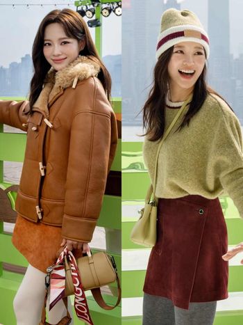 Longchamp在這蓋了一座溜冰場！？女神金世正也來了！同款開心果色毛帽、手套千元就能入手！