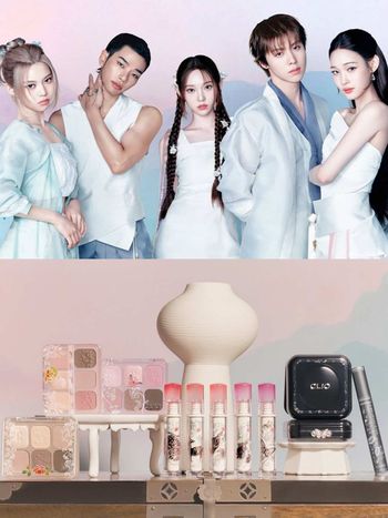 韓國王室柔霧美學降臨！CLIO「唯美宮廷風」國家遺產聯名彩妝登場，爆火韓團AllDay Project同款妝容完整解析！