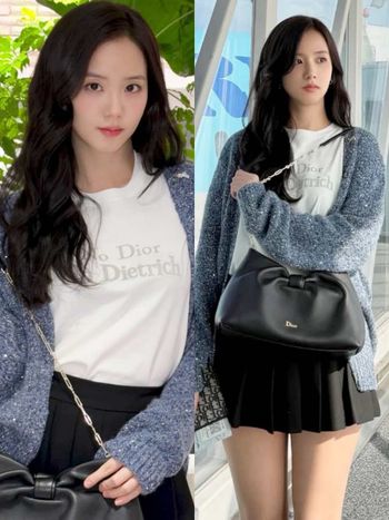 DIOR長公主Jisoo出發巴黎大秀！機場「元氣少女風」全網大讚！零疲態美貌果然是頂級門面！