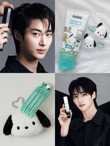 邊佑錫愛用多年髮品！DASHU三麗鷗帕恰狗聯名療癒造型品，韓女人手一支捲髮霜、高顱頂神器換上清新包裝，超萌周邊必收藏！