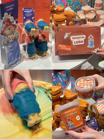 萌到犯規！LUSH＆柏靈頓療癒出擊「小熊汽泡彈、橘子果醬沐浴霜」散發暖橙甜香，行李箱禮盒可愛滿分、全系列打包帶走！