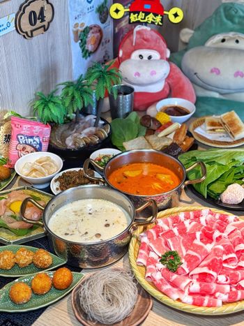 大里泰式火鍋吃到飽推薦👍當月壽星幾歲就送幾片肉😍