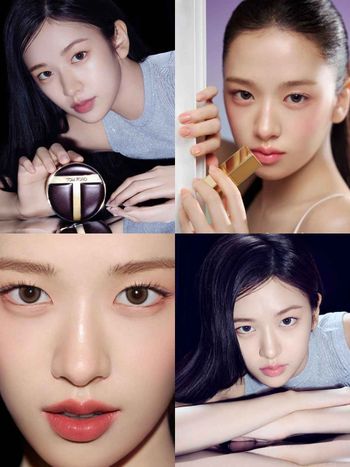 IVE隊長安俞真妝容封神！TOM FORD高訂氣墊粉餅、粉嫩水光唇、眼影色號公開，打造韓星高級千金妝就靠它們！
