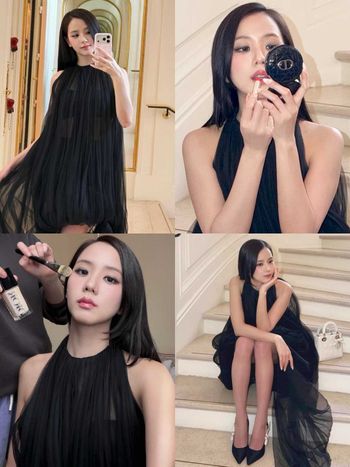 直擊2026巴黎時裝週！Jisoo秀場妝容美到像開濾鏡，Dior「仙女光澤底妝＋玻璃珠玫瑰唇」同款彩妝清單全公開！