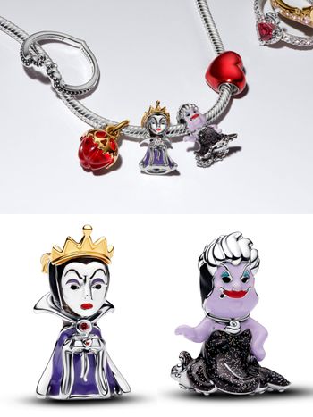 Pandora出迪士尼系列！竟然有反派角色「壞皇后、烏蘇拉」串飾！這組得買來防小人吧？