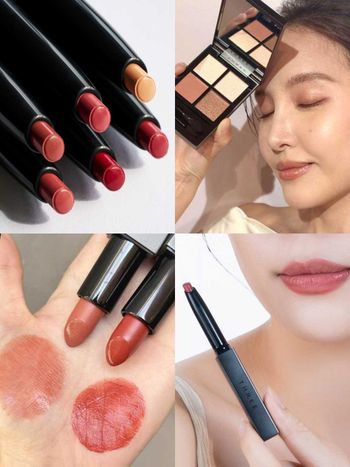 THREE 2026春彩全系列登場！層次美學＋質地堆疊打造立體妝容，日女激推柔光口紅、星紗眼影，全新柔霧光細管唇膏必收！