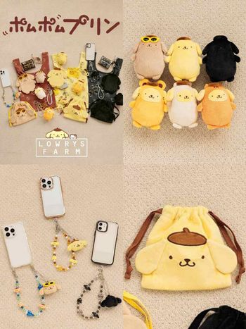 救命太可愛！LOWRYS FARM聯名布丁狗！「身體圓滾滾吊飾、手機掛繩」萌到不行、想直接全包！