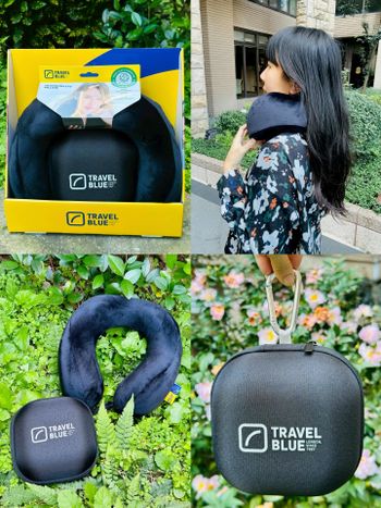 【Travel Blue 藍旅】🔥 寧靜頸枕同色套組（黑黑組）