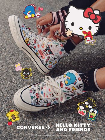 CONVERSE 攜手 HELLO KITTY AND FRIENDS 致敬摯友閃耀時刻