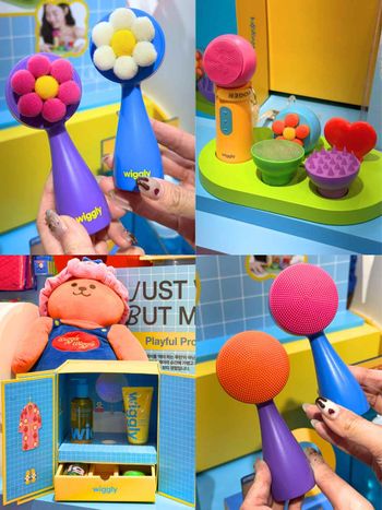 韓國爆紅文創品牌Wiggle Wiggle跨界美妝！花朵刷頭、愛心刮痧「5合1美容儀」秒殺完售，限量回歸不搶會後悔！