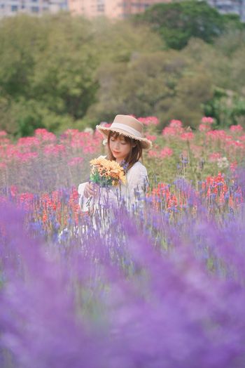 闖進一幅畫裏💕